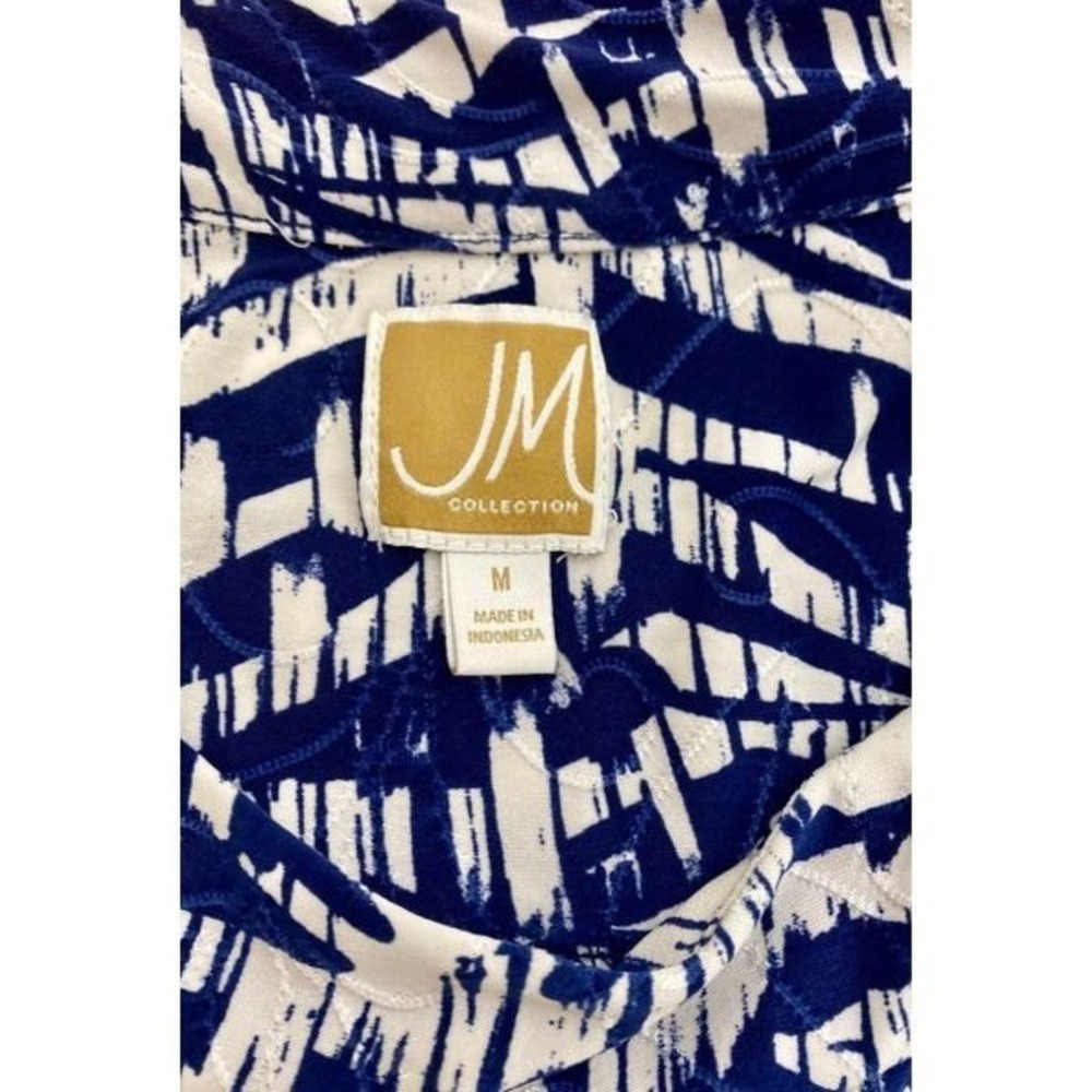 JB Collection Embossed Print Top - Picture 6 of 7